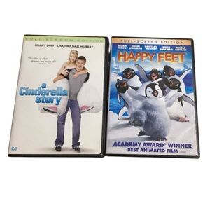A Cinderella Story and Happy Feet DVD Set